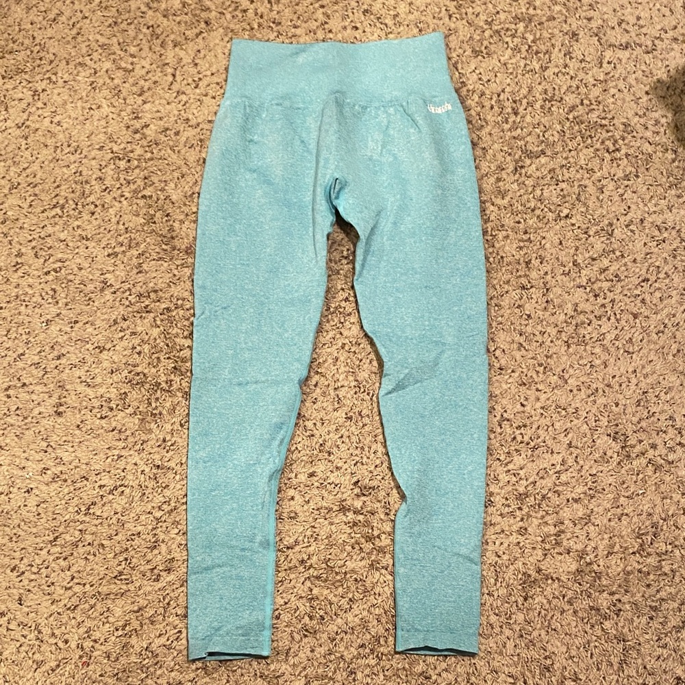 Teal High-Waisted Leggings